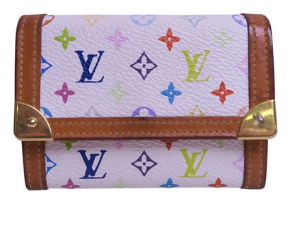 Louis Vuitton Porte Monnaie Plat Wallet, front view